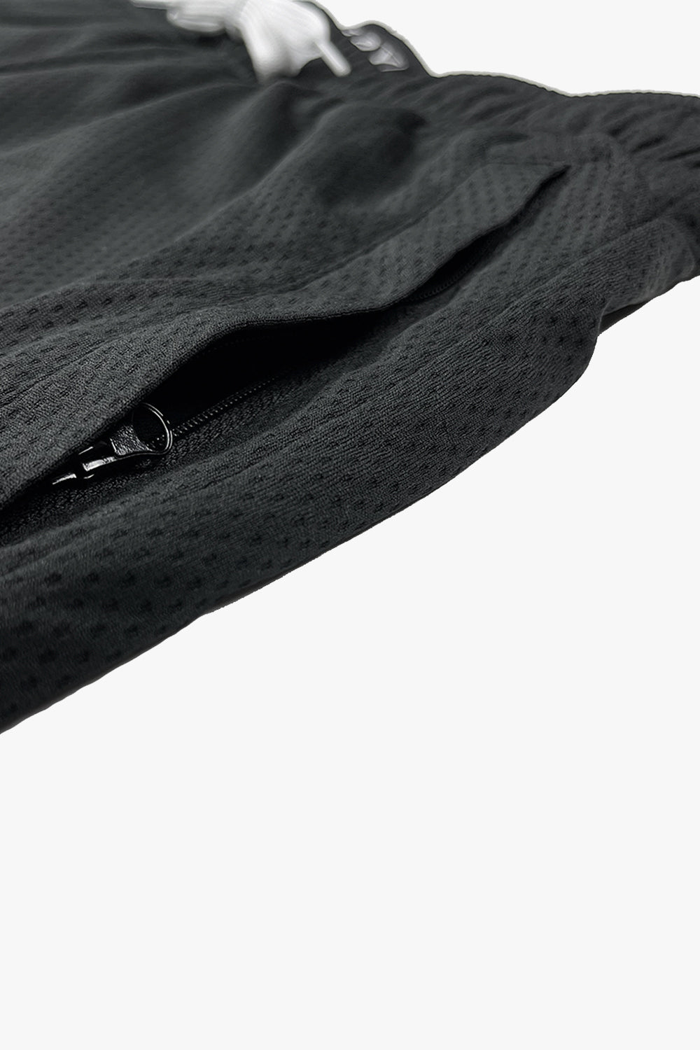 mesh Shorts with Low Profile Zipper Pockets