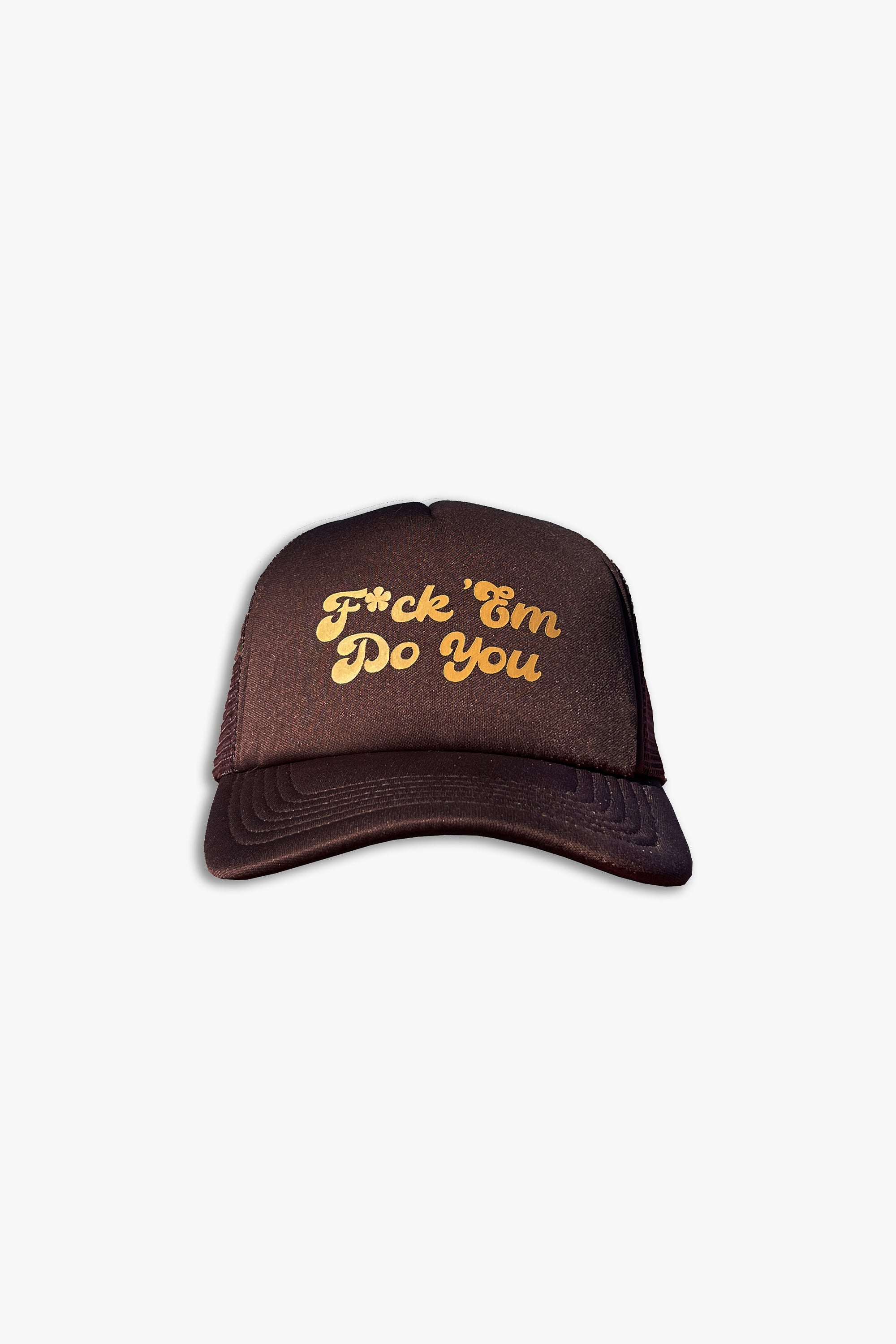 Trendy Foam Trucker Hat - Brown