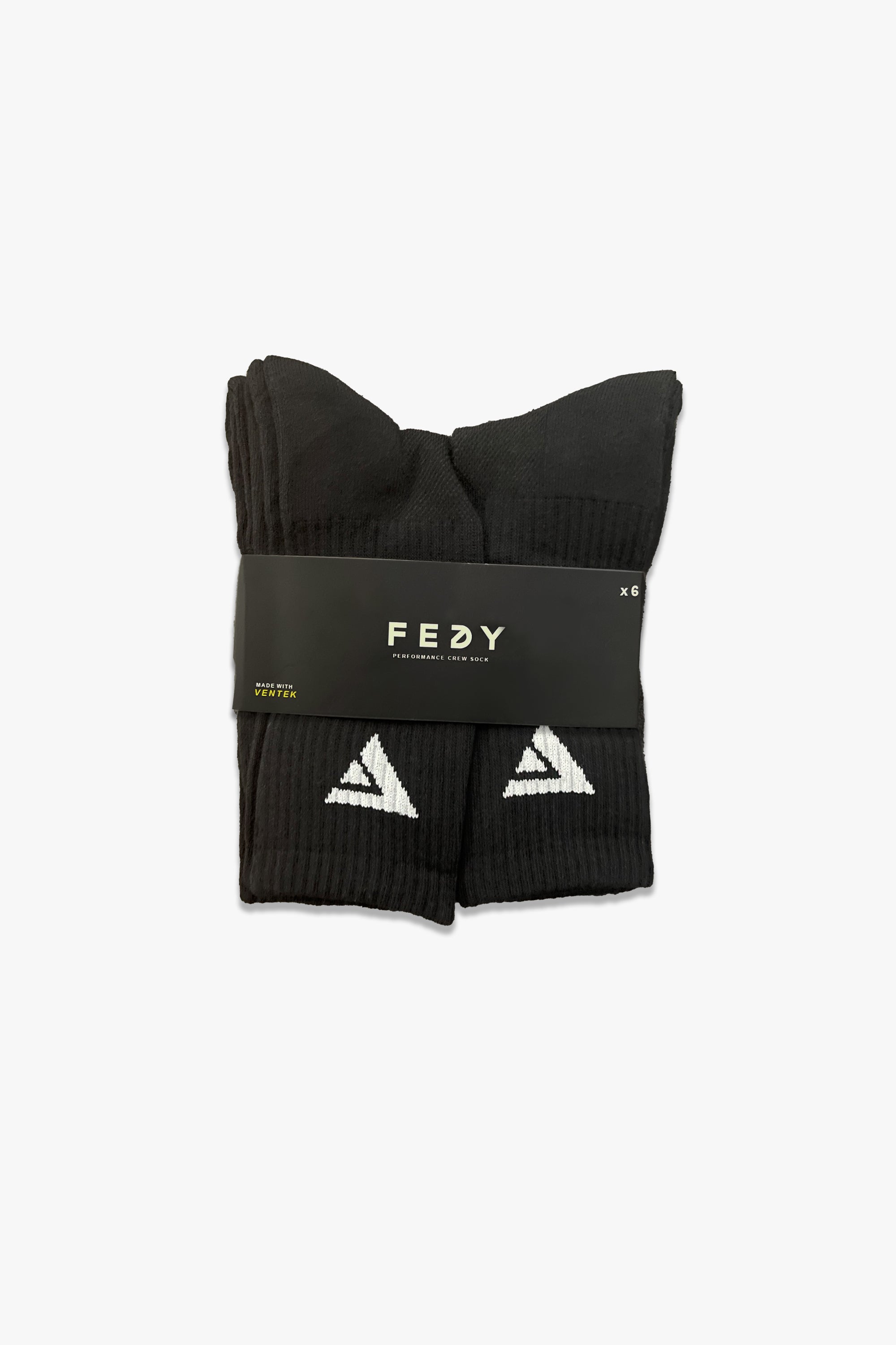 black fedy socks with ventek