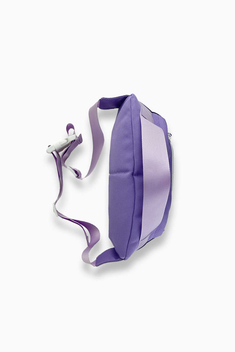 edc purple fanny pack top view