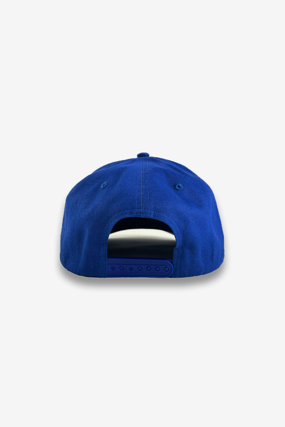 royal blue snapback back view