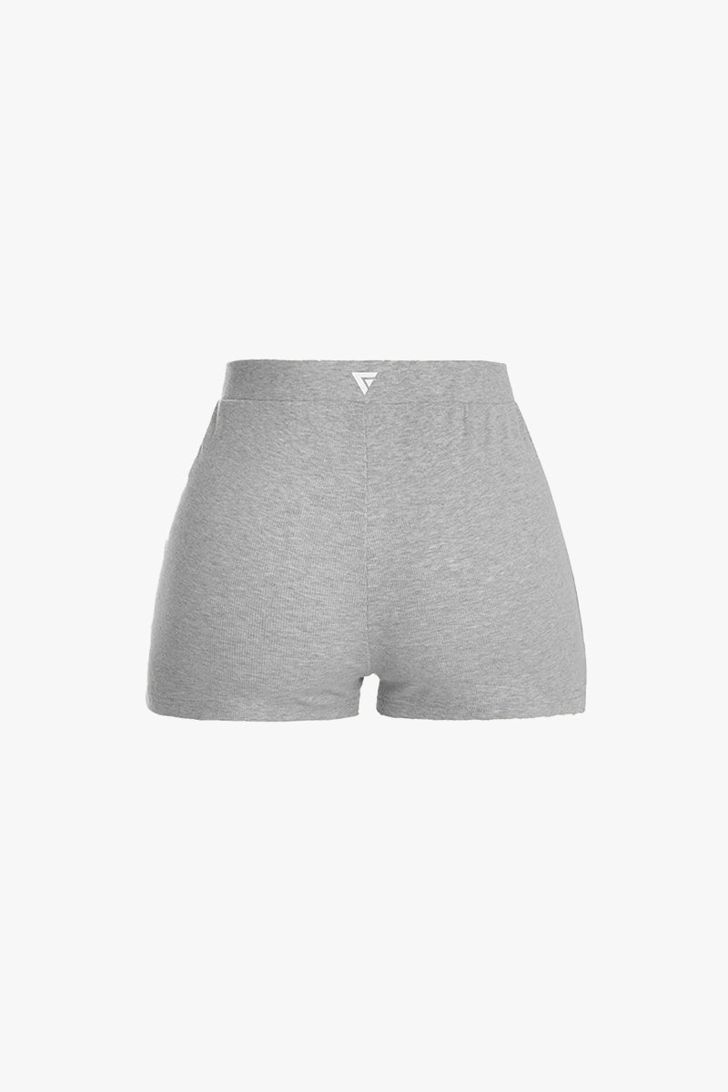 booty shorts back grey