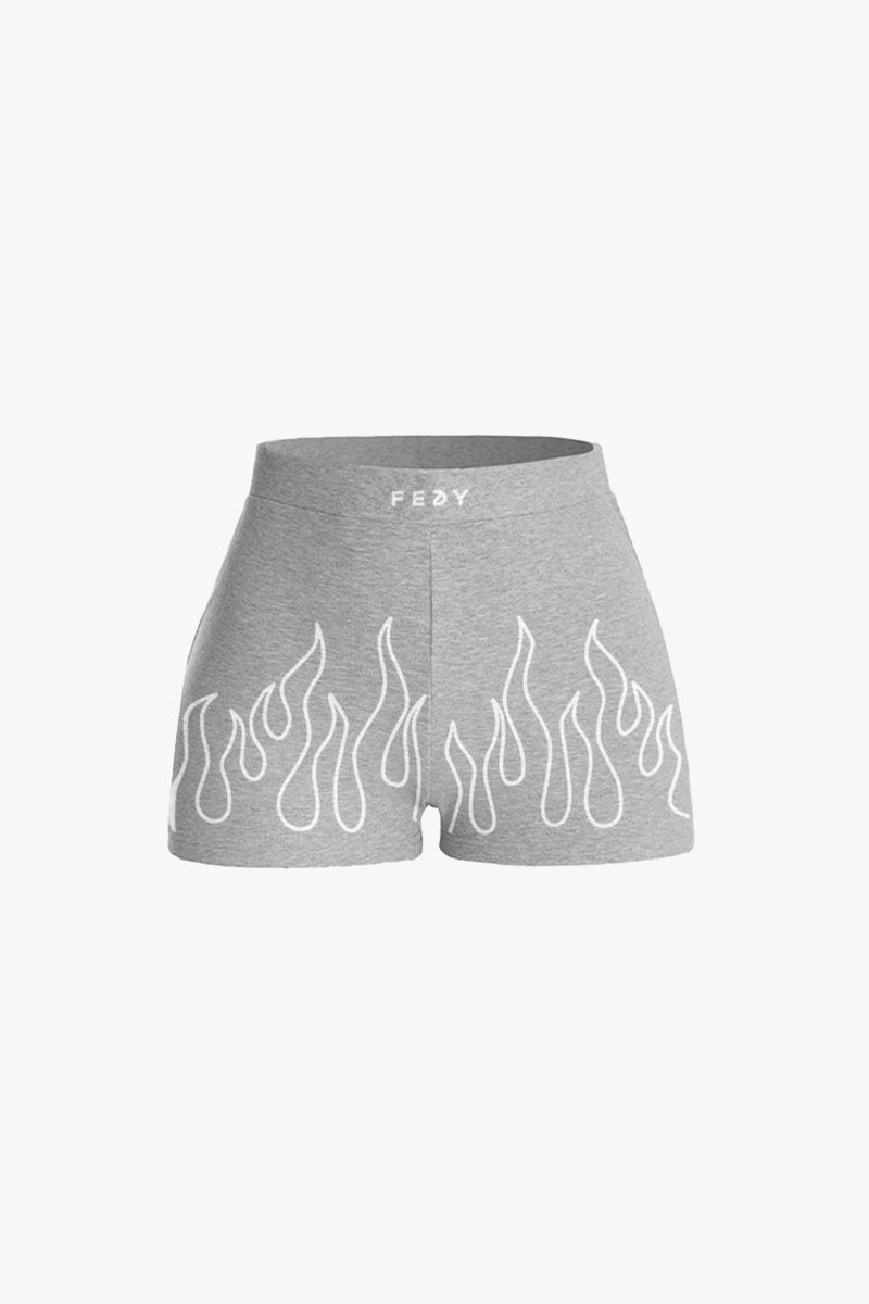 Big girl approved gray biker shorts