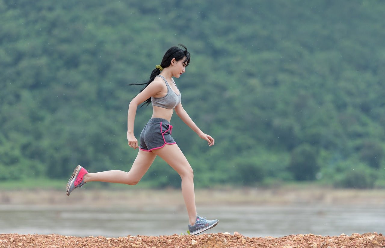 women running in sexy short shorts