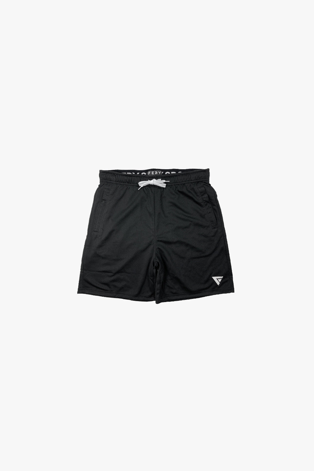 Black Minimal Mesh Basketball Shorts