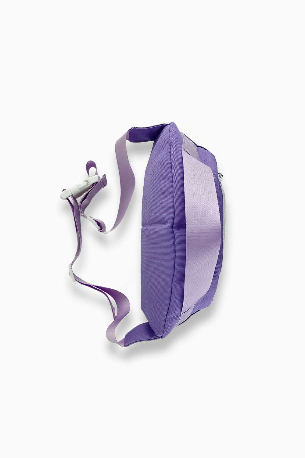 edc purple fanny pack top view 